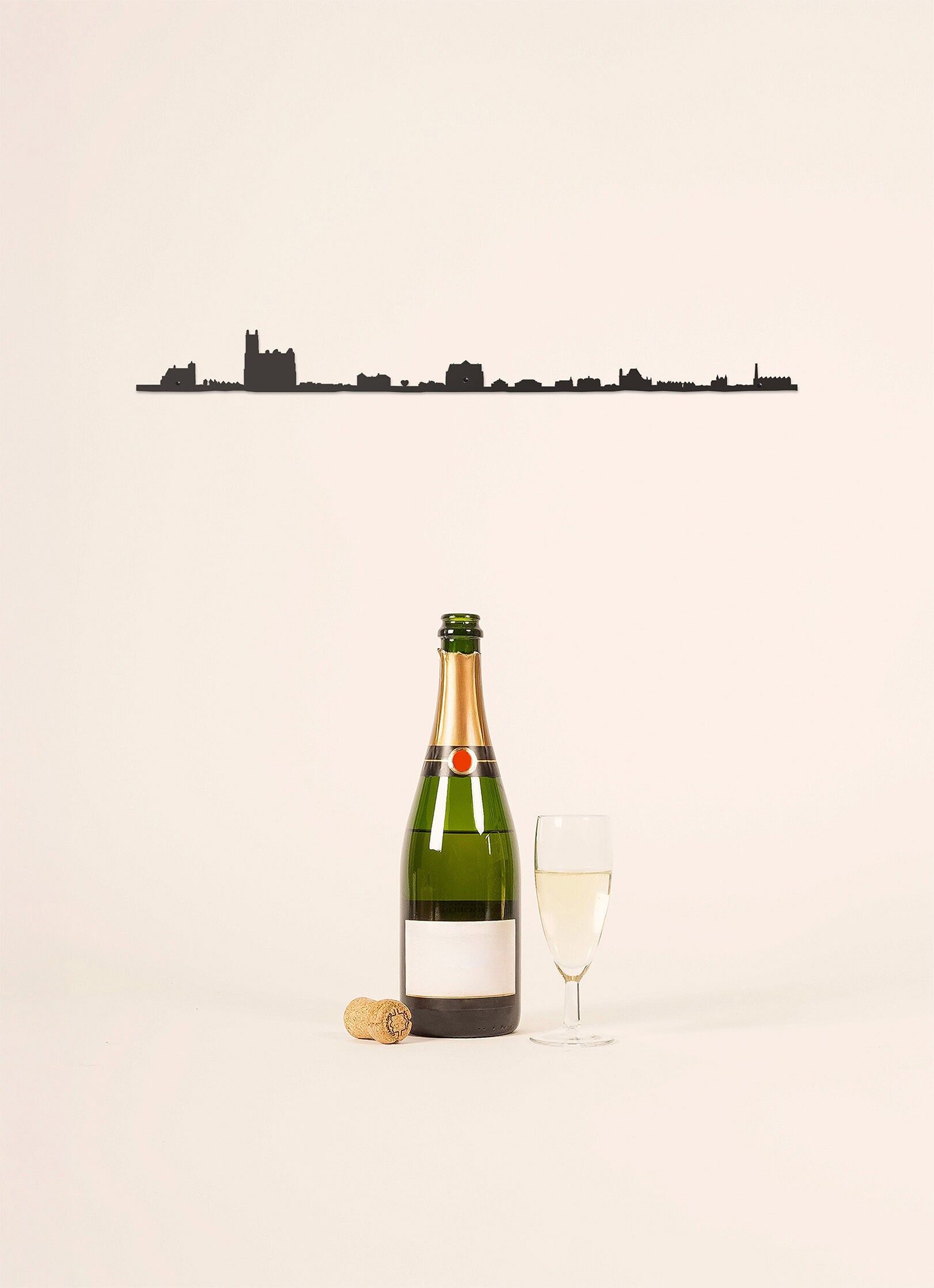 Wanddekoration - Troyes - Schwarz