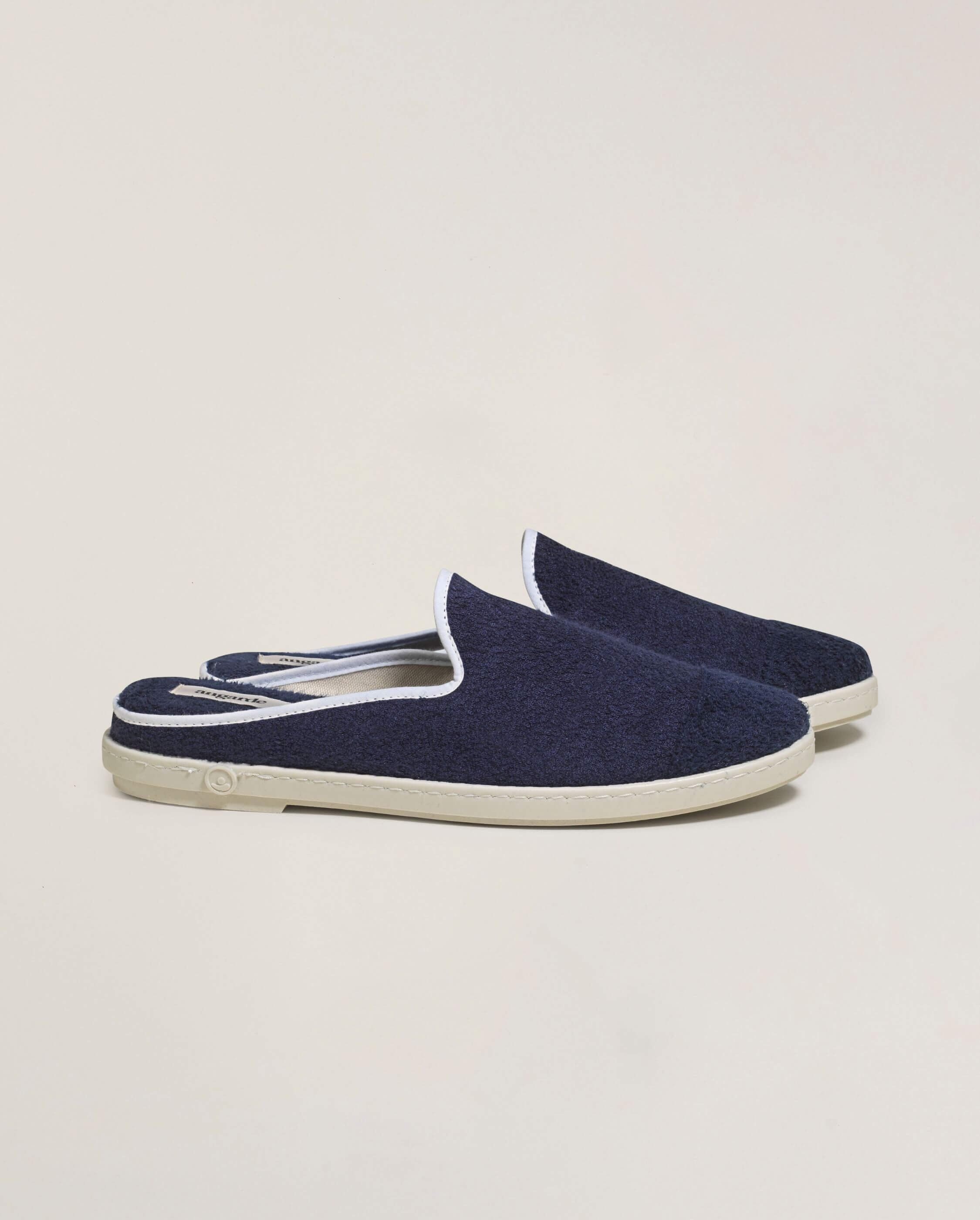 Herren-Froschpantolette, Marineblau