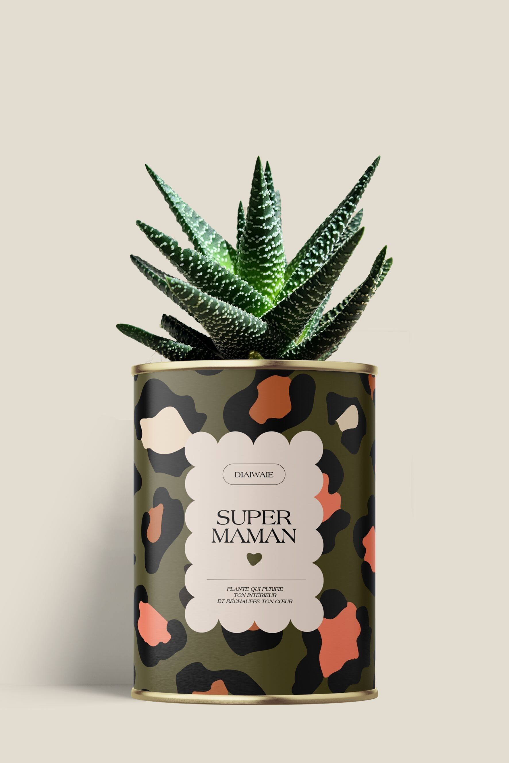 SUPER MAMAN - Aloé / Cactus - MINI