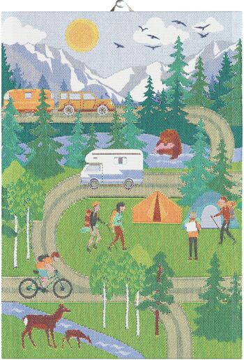 CARTE CAMPING NORD 35X50 CM