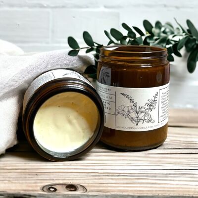 Crema transdermica lenitiva al magnesio per il rilassamento del sonno, gambe senza riposo, crampi muscolari con oli essenziali di lavanda 100 g