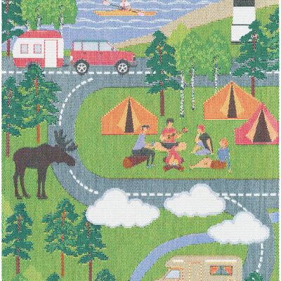 Camping map south 35x50 cm