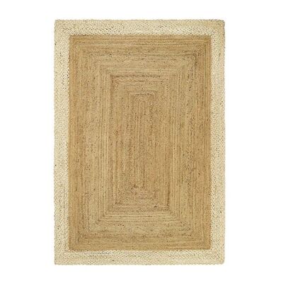Bordure en jute Origins Blanc naturel
