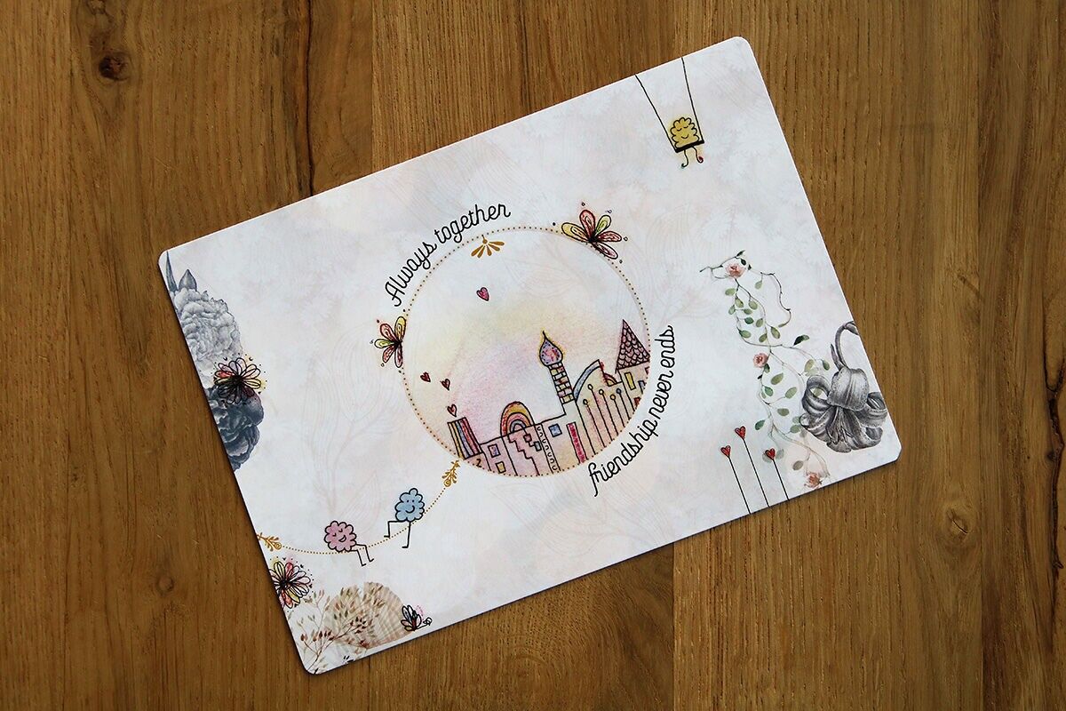 Postcard "Friendship" / DIN-A6