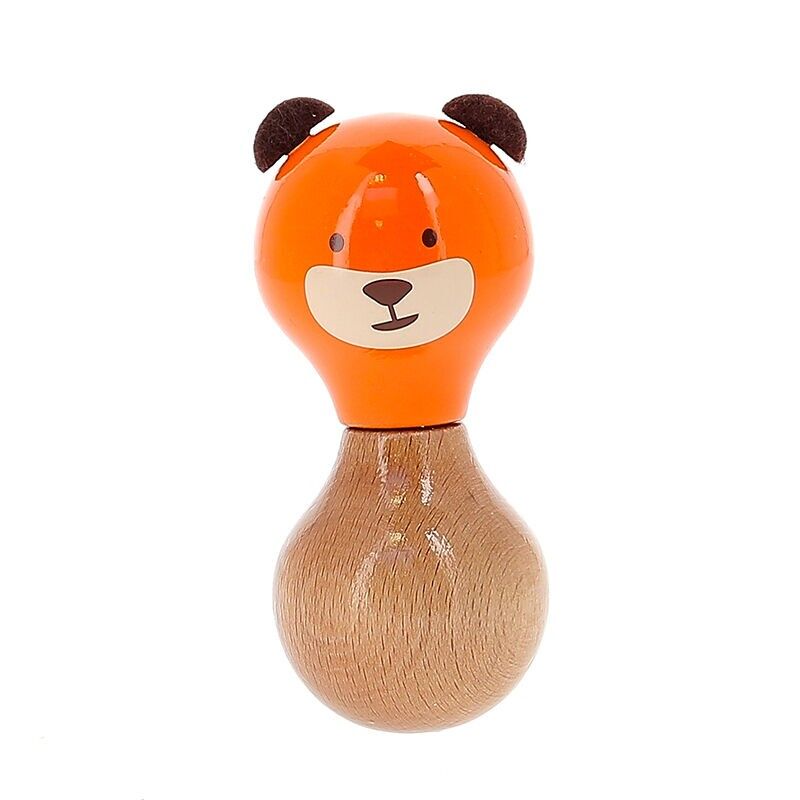 Boizoos wooden rattle, Marcel the bear