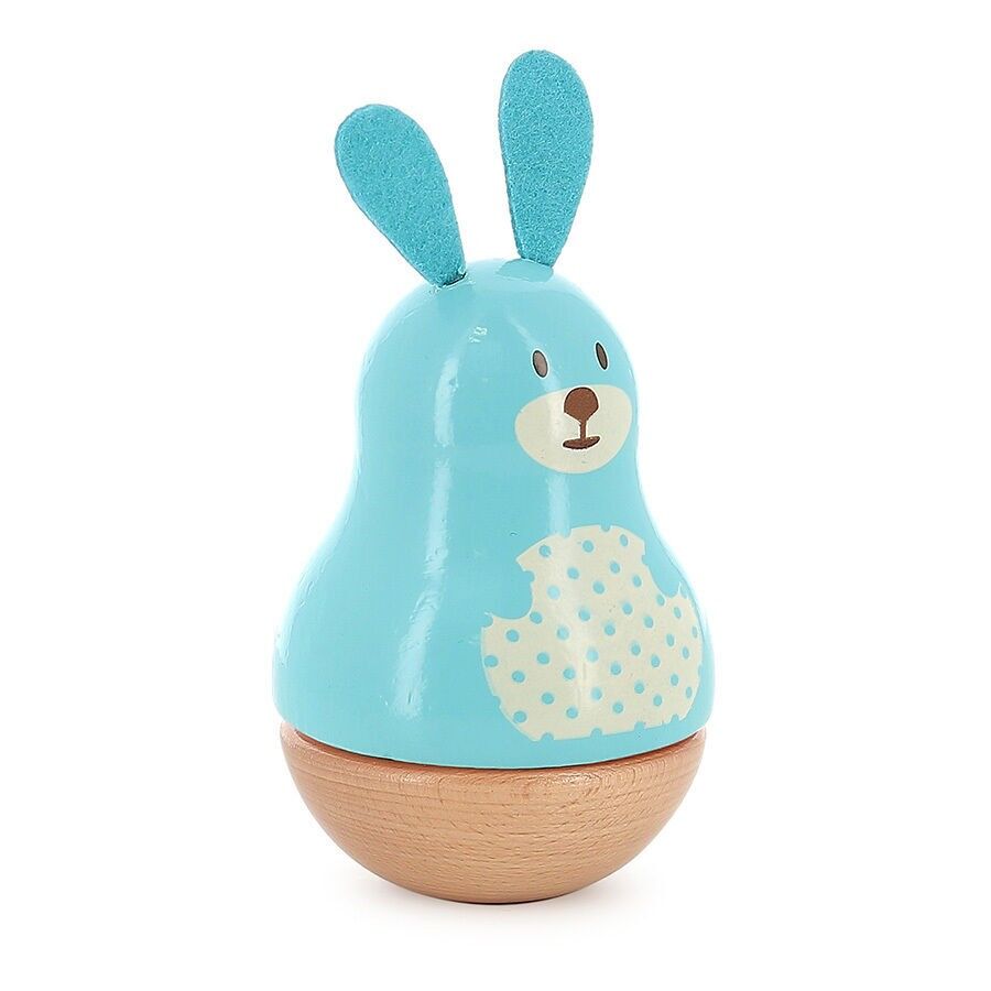 Boizoos wooden music box, Raoul the rabbit