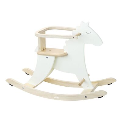 Cavallo a dondolo, Hudada bianco avorio