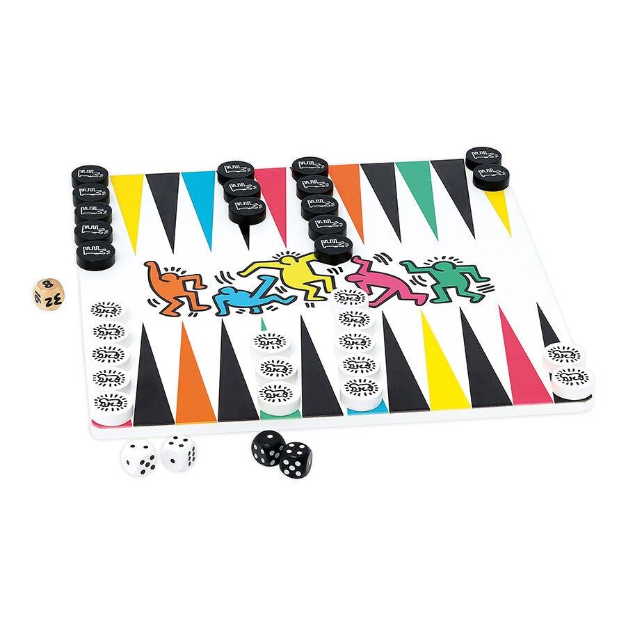Jeu de dames / backgammon - Keith Haring