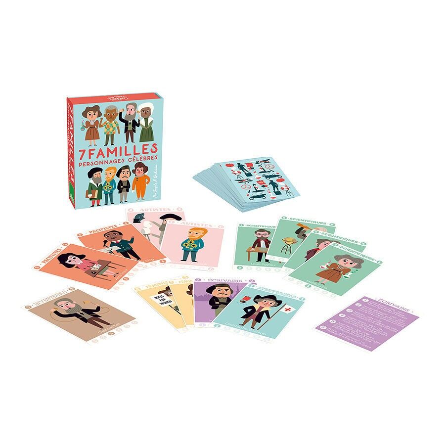 Spiel mit 7 berühmten Charakterfamilien von Ingela P.HAT