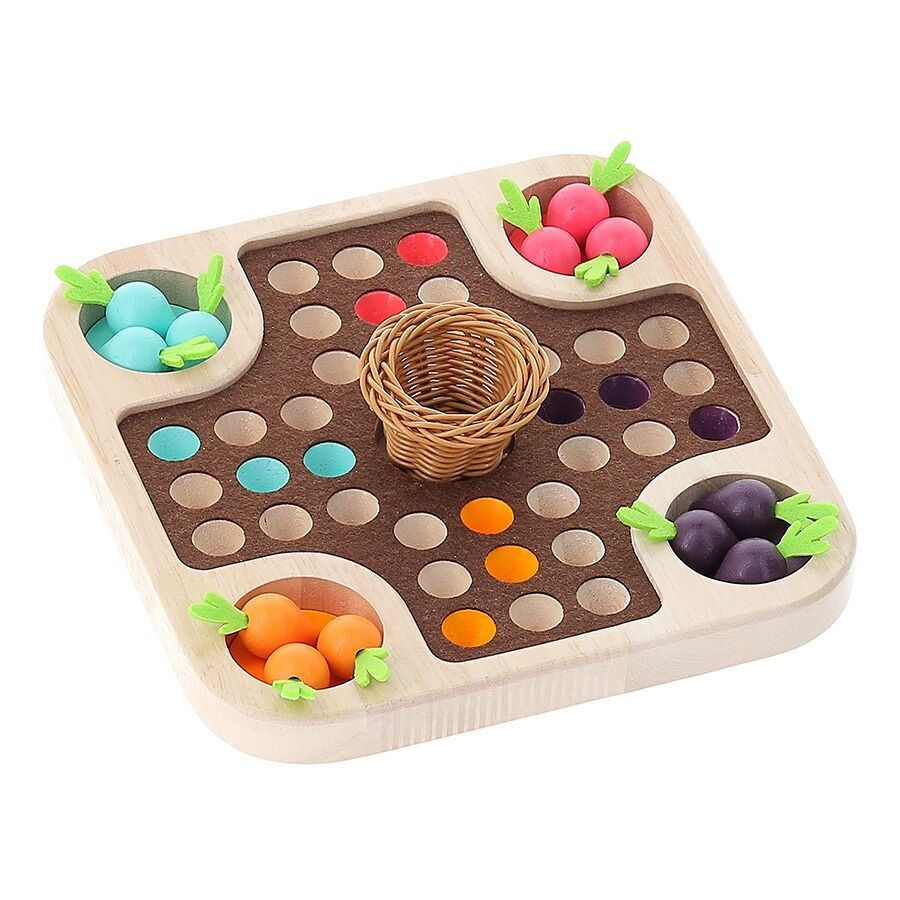 Das Gemüsegartenrennen, ein Spiel mit kleinen Pferden - Erntetag