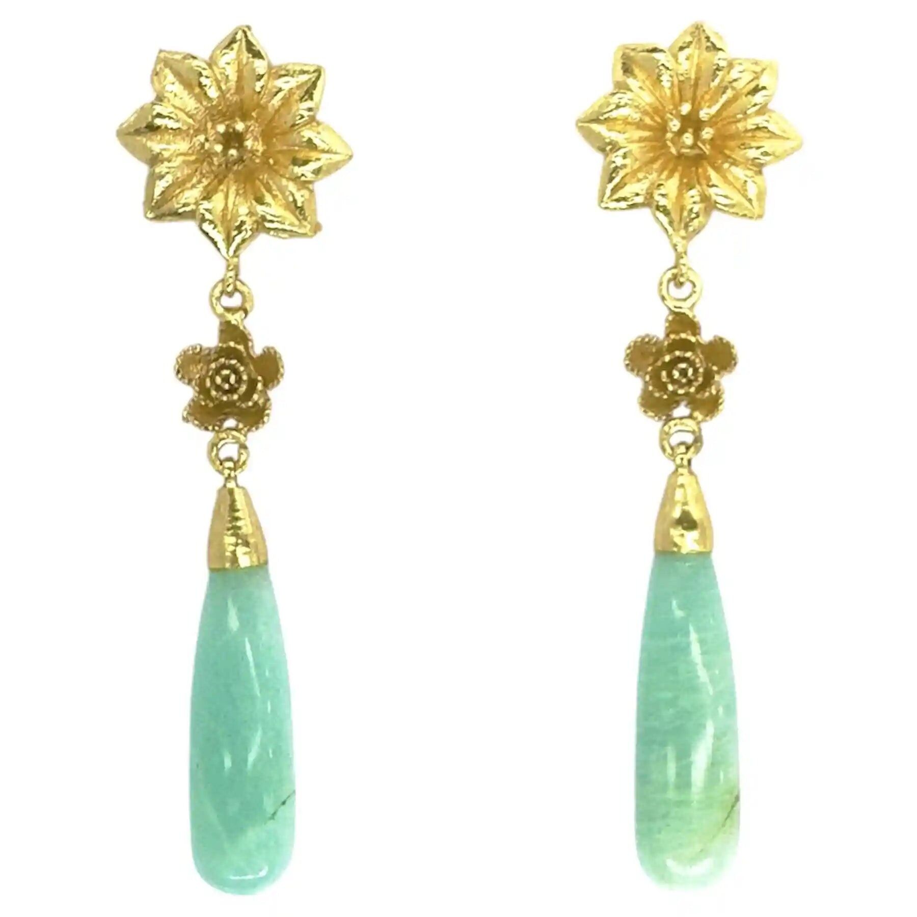 Aurora Andaluza Aquagrüne Ohrringe