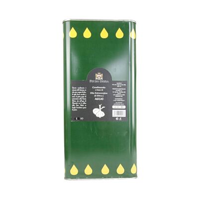 Olio d'oliva aromatizzato all'aglio 5L