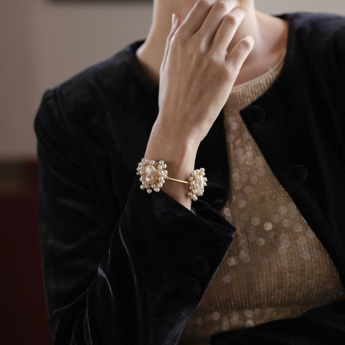 Braccialetto di perle Nina