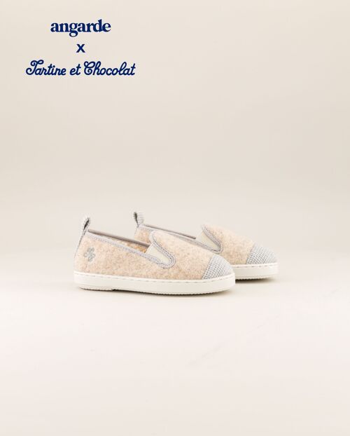 Chausson enfant collab' x Tartine et Chocolat, carreaux