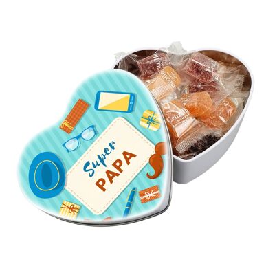 Fruit Pastes 120G | HEART Box | Super Dad | Sold in packs of 10 boxes | HEART39_PDF_PAPA01