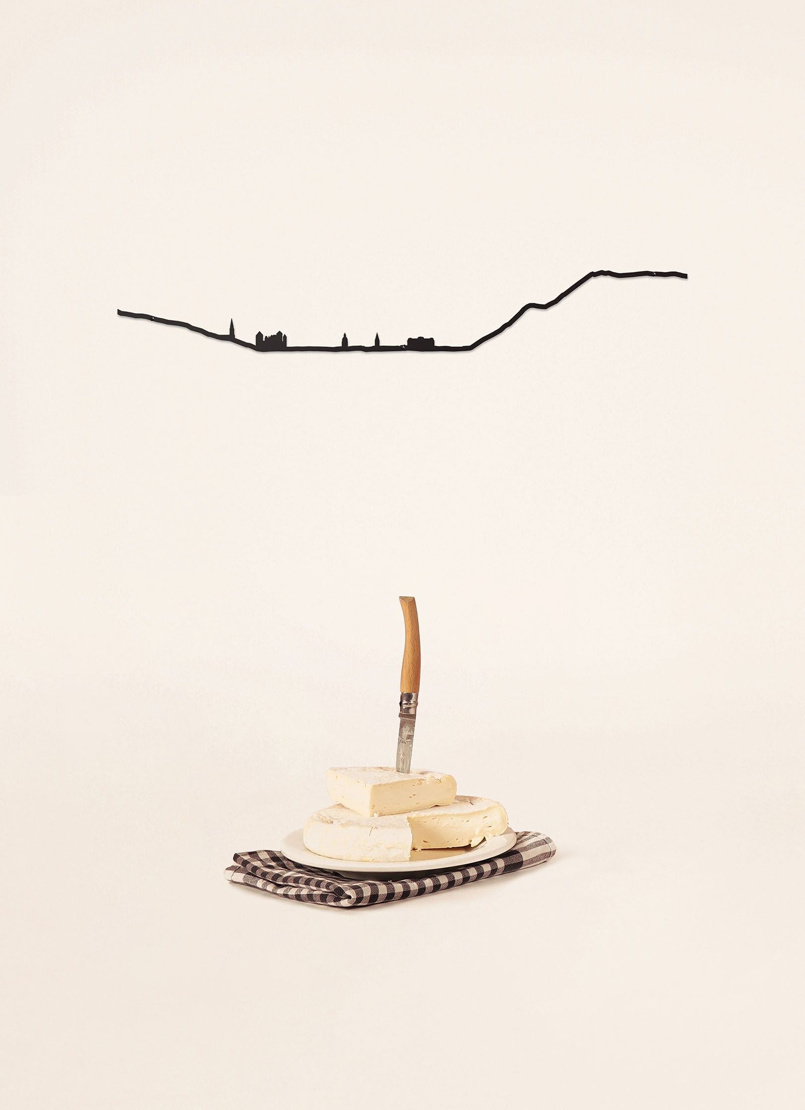 Wanddekoration - Annecy - Schwarz