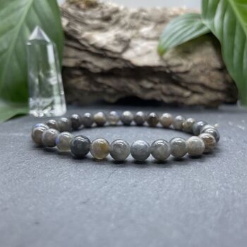 Bracelet Elastic'Perles Labradorite 1