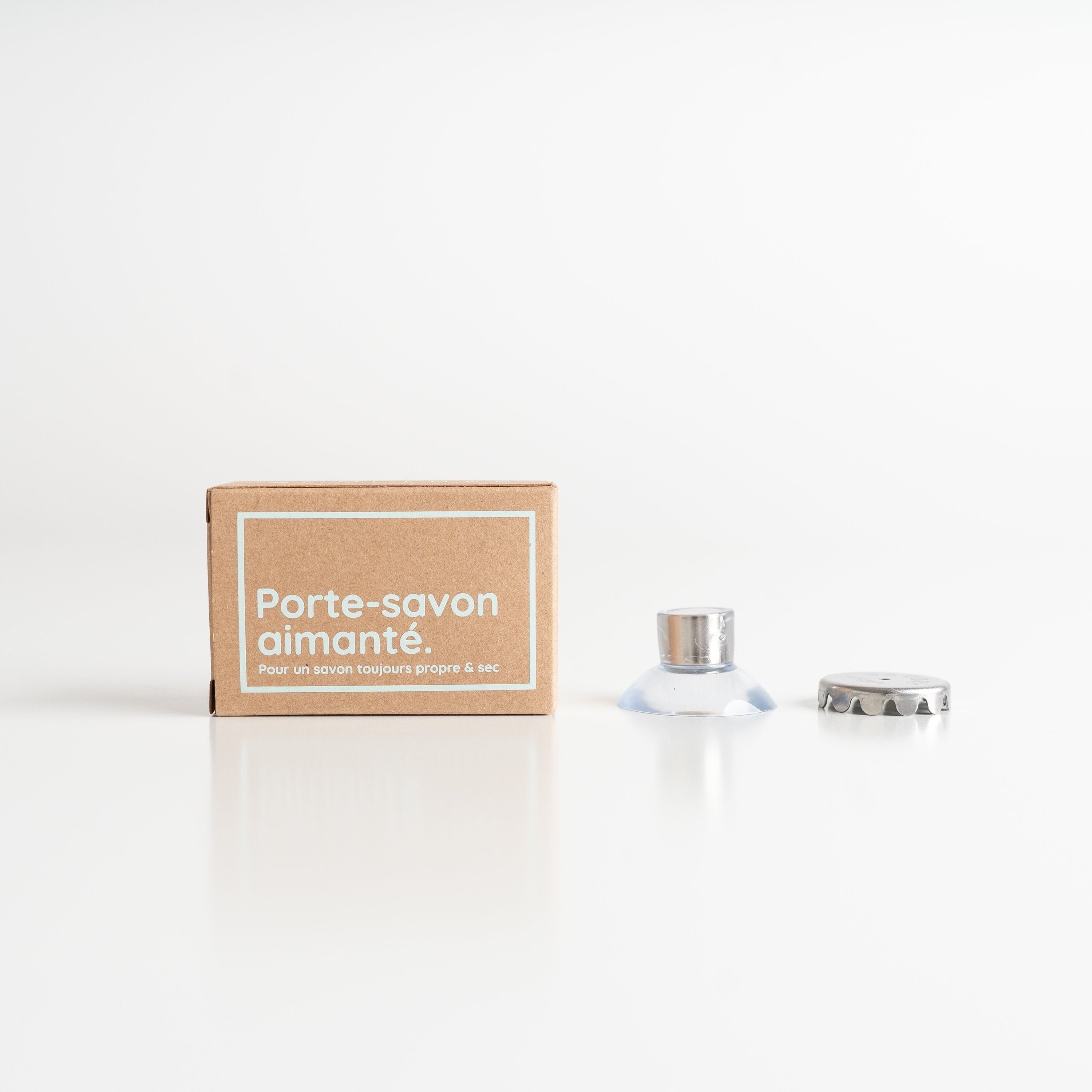 The magnetic soap dish