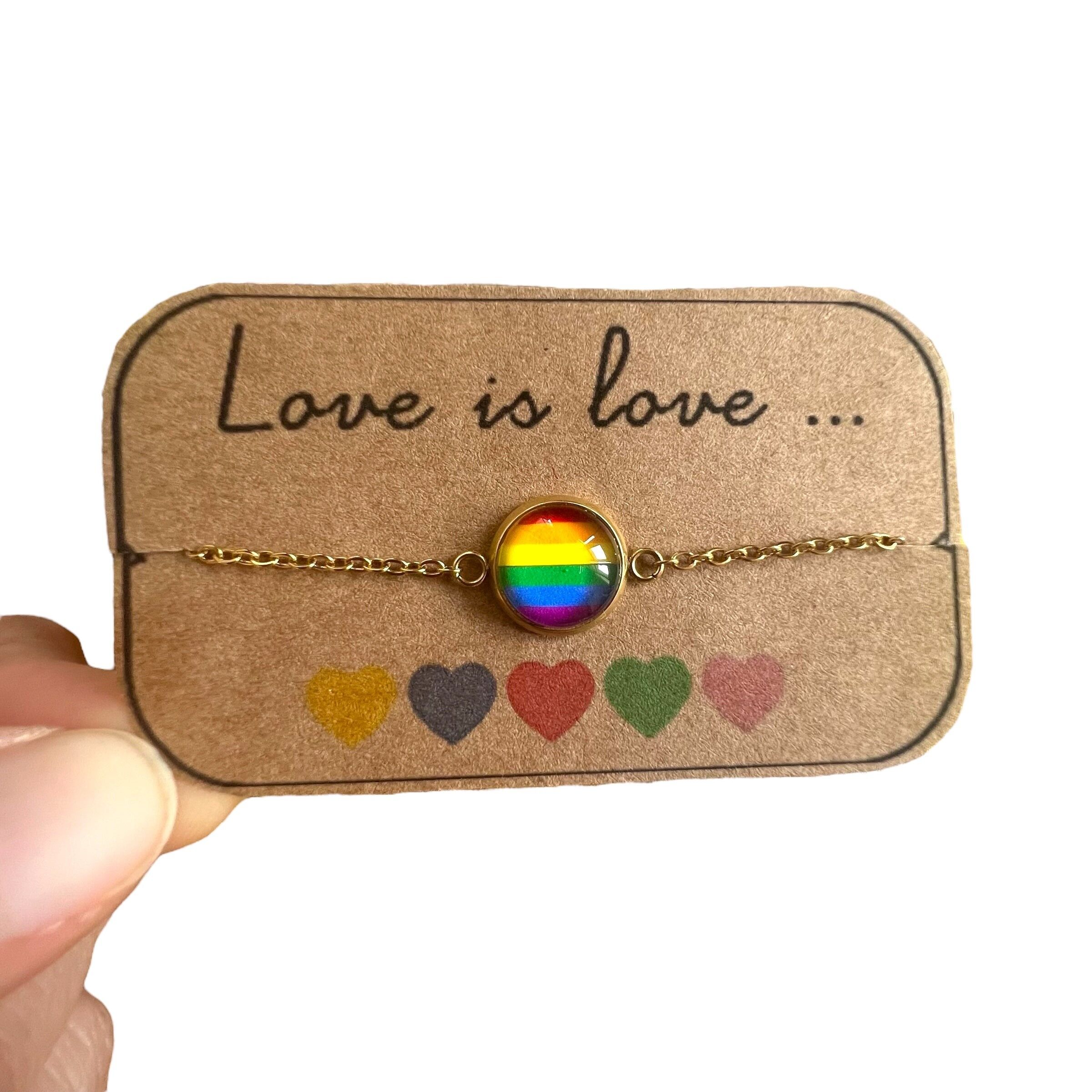 Bracelet Arc en Ciel finition dorée ou argentée