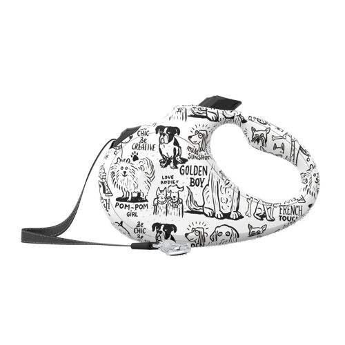 Petsochic retractable dog Leash - Bon Voyage - M