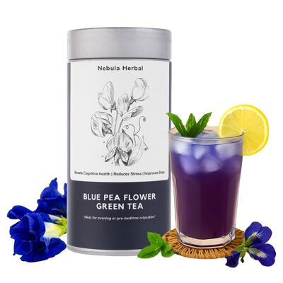 Premium STGFOP Blue Pea Flower Green Tea