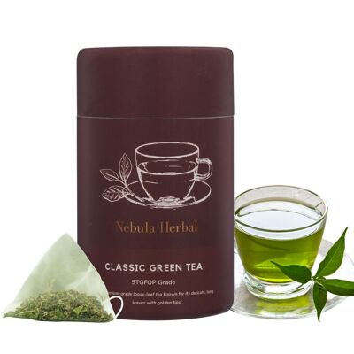 Thé vert classique STGFOP de qualité supérieure