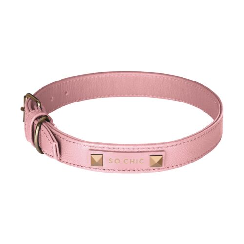 Petsochic dog collar - Powder Pink - XXL