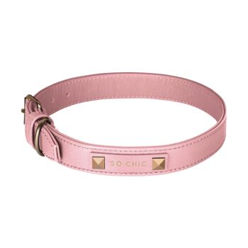 Petsochic dog collar - Powder Pink - XXL 1
