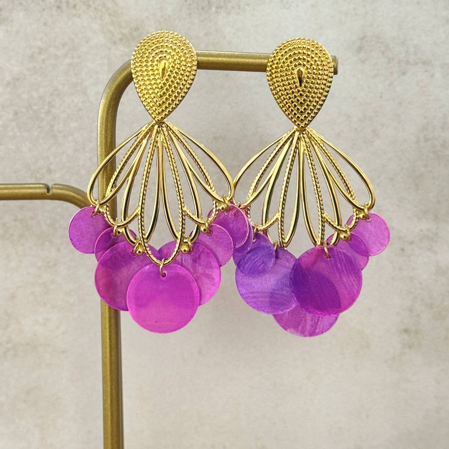 Orecchini Cherish Fucsia