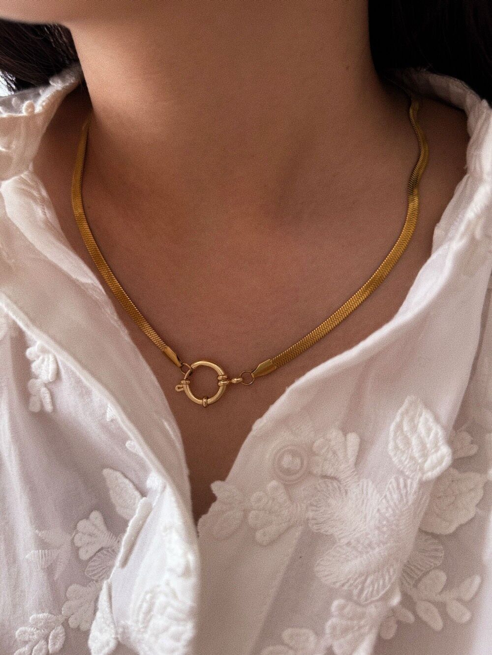 Collana Sofie - Acciaio inossidabile / Pendenti intercambiabili