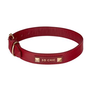 Petsochic dog collar - Magnetic Red - XXL 2