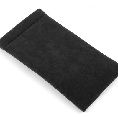Pochette en velours noir