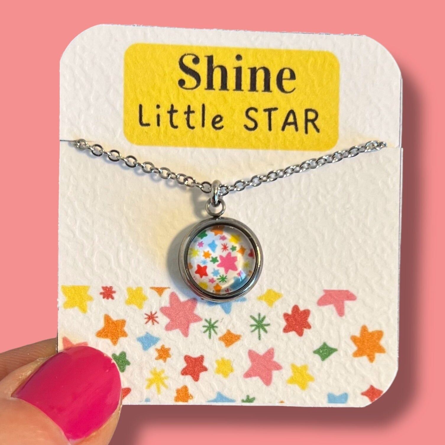 Collier Enfant Etoiles Multicolores/ shine little star!