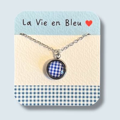 Blue Vichy Children's Necklace / Life in Blue!