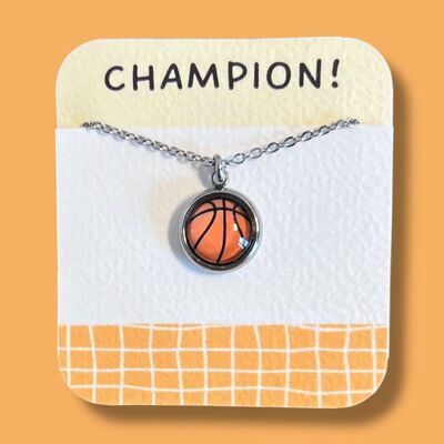 Children's Basketball Necklace
