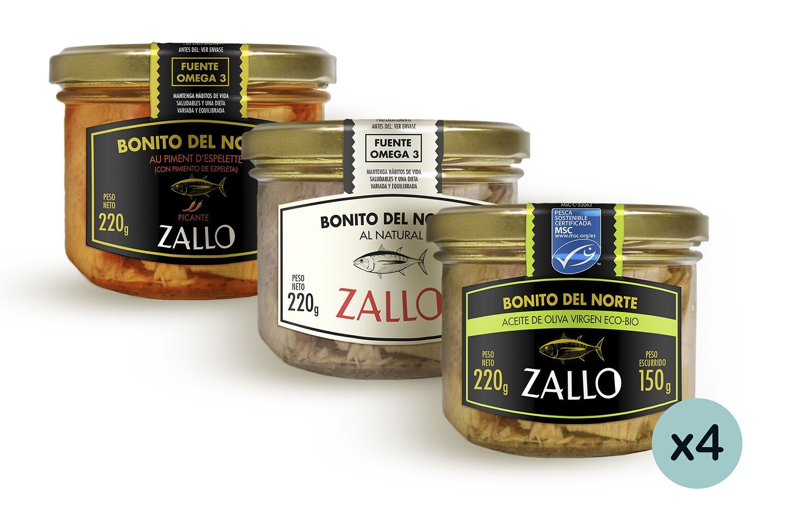 Confezione Assortita Degustazione Bonito 6x220g