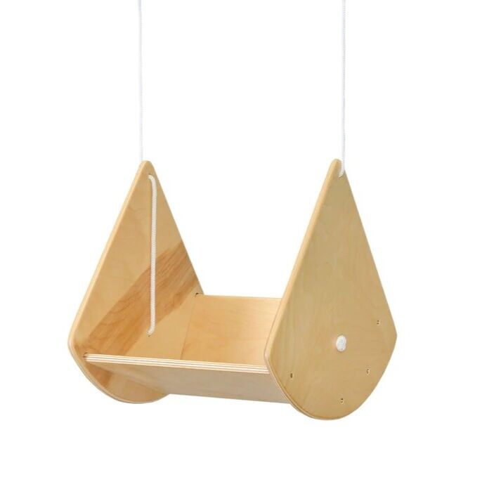 Altalena 3 in 1: altalena/sgabello/bilanciere in legno, gioco per attività, attrezzatura per la cameretta dei bambini, cameretta Montessori (struttura non inclusa)