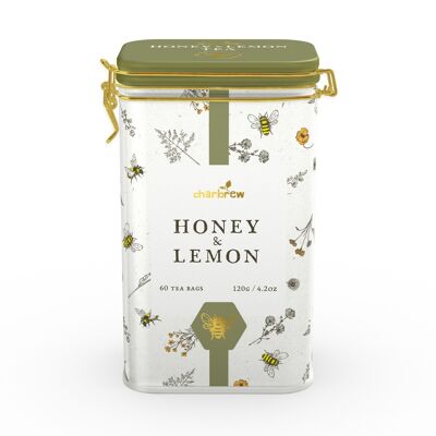 Lata de té de miel y limón Bees & Garden (60 bolsitas)