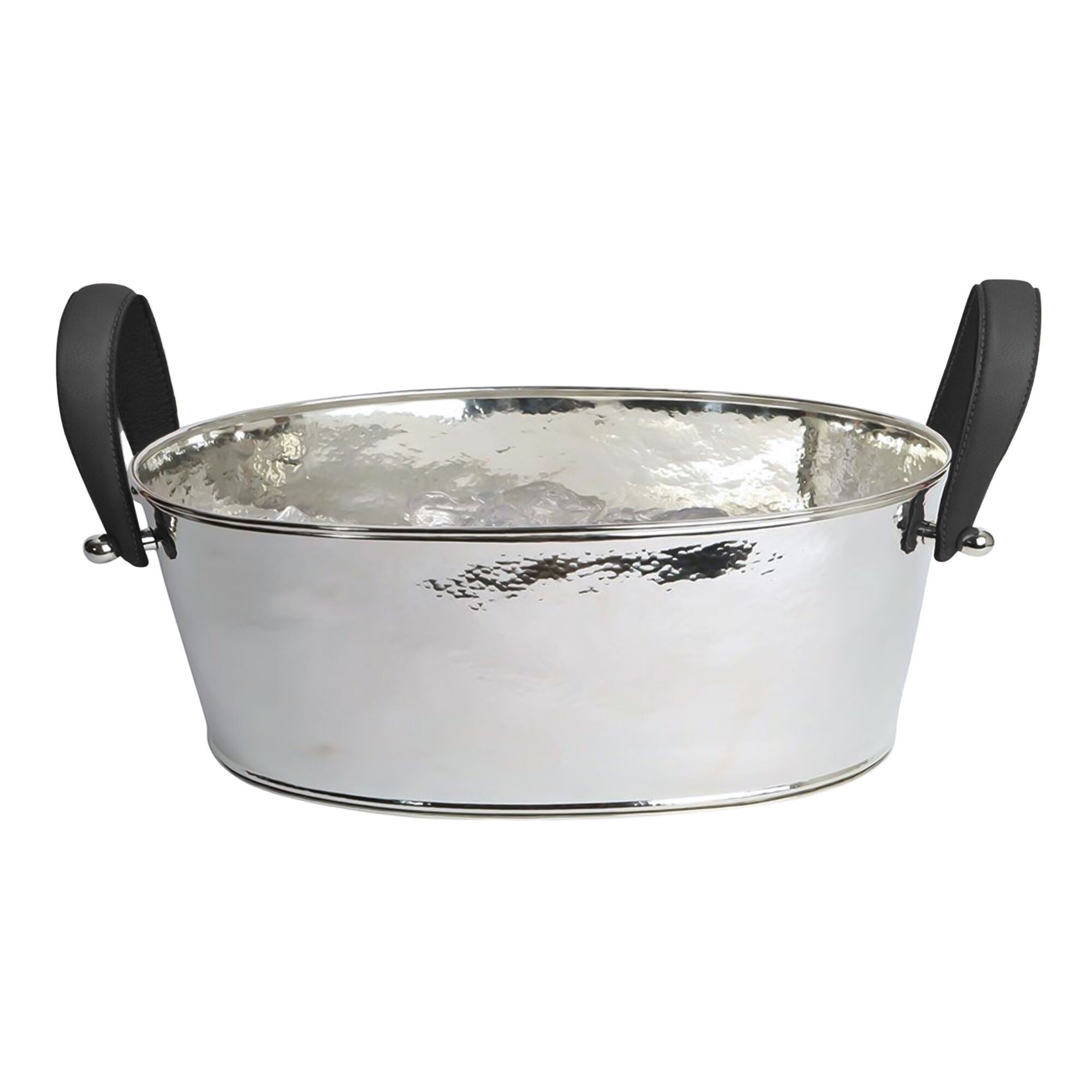 Champagner Schale Gavin gehämmert 39x29cm, H19 cm