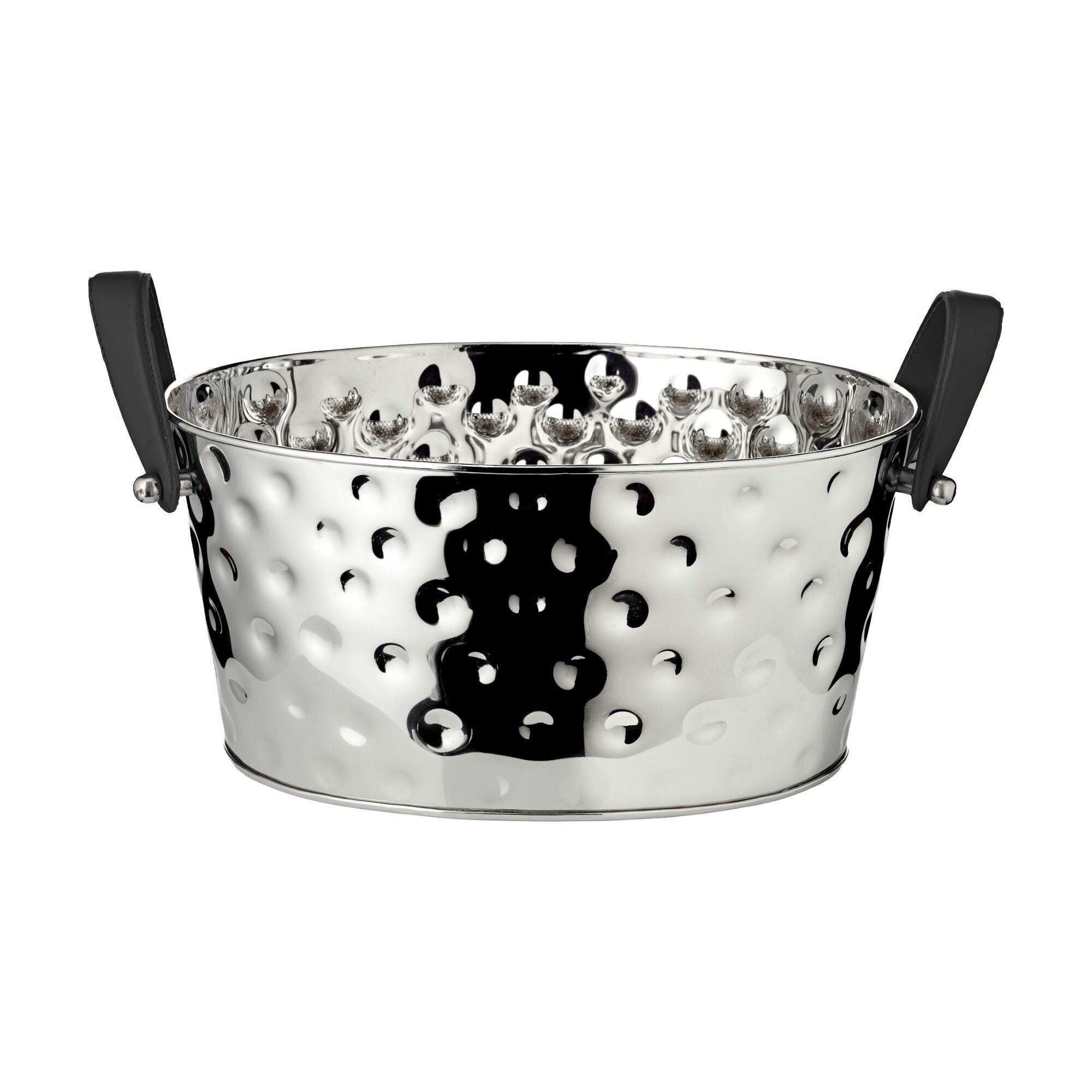 Cuenco de champán Gideon martillado 39x29cm, H19 cm