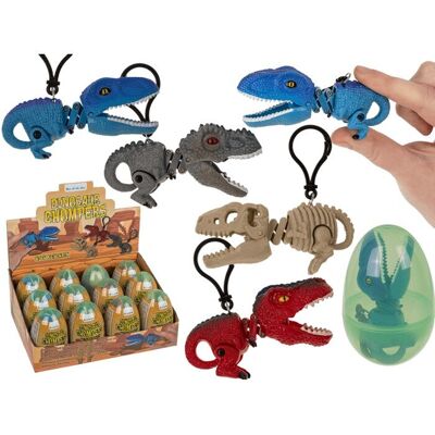 Biting dinosaurs with keychain,