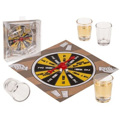 Drinking game, shot spinner,