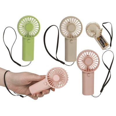 Ventilateur avec bandoulière, 6 x 3,5 x 12,5 cm,