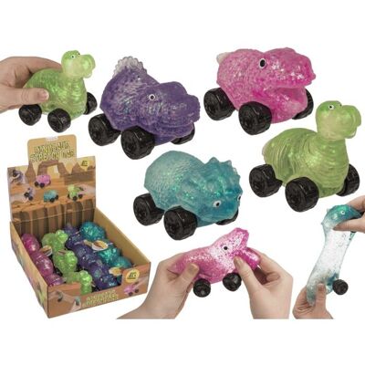 Stretch car, dinosaur, 11 x 7 cm,