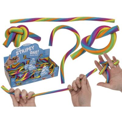 Stretch cord, rainbow, 30 cm,