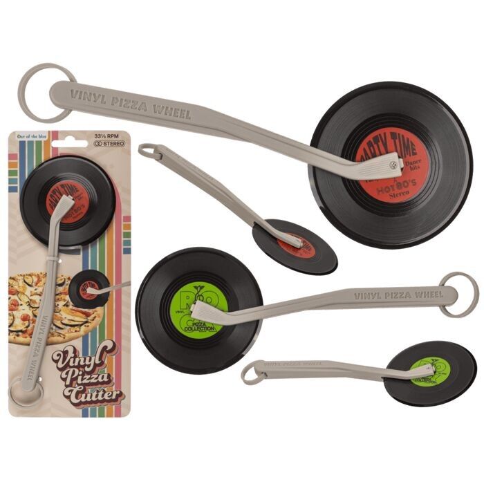 Cortador de pizza, vinilo, 21,5 x 8,5 cm,