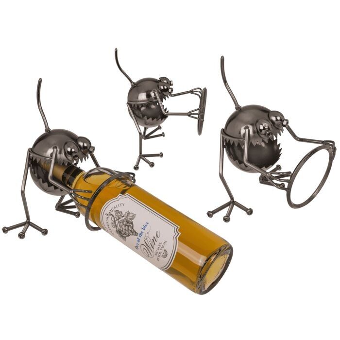 Portabottiglie in metallo, Monster,