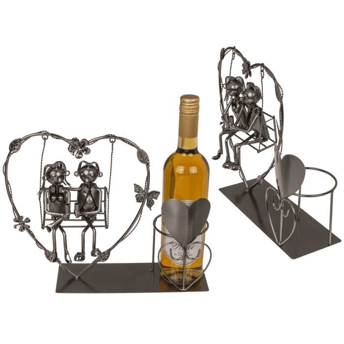 Porta bottiglia in metallo, amato,