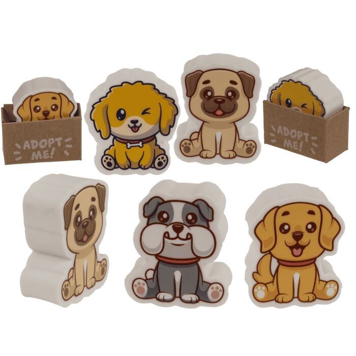 Gomma da cancellare, cane, ca. 4,2 x 2,3 centimetri,