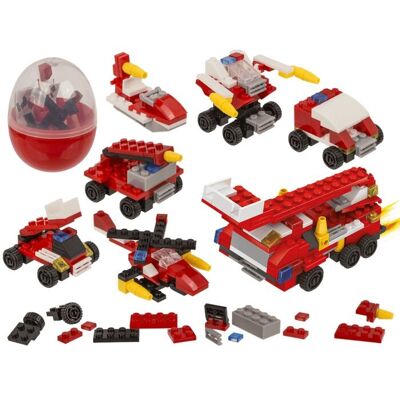 Bloques de construcción, cuerpo de bomberos, 9 cm,